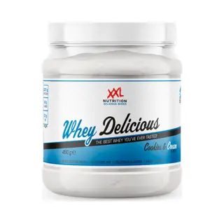 Xxl Nutrition - Whey Delicious - 80% Eiwit - Cookies & Cream - Wei Eiwitpoeder Met Bcaa & Glutamine, Proteine Poeder, Eiwit Shake, Whey Protein -
