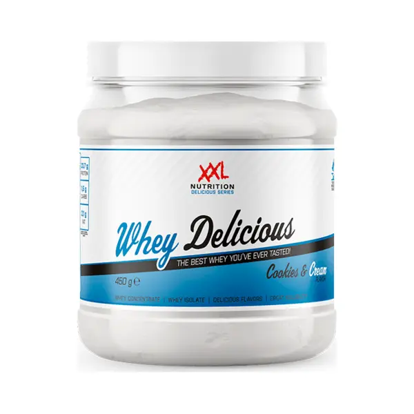 Xxl Nutrition Whey Delicious Cookies & Cream 450 Gram thumbnail