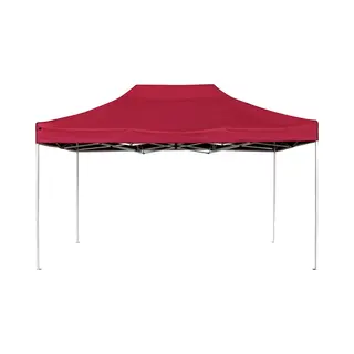 VidaXL Partytent Professioneel Inklapbaar 4, 5x3 M Aluminium Wijnrood