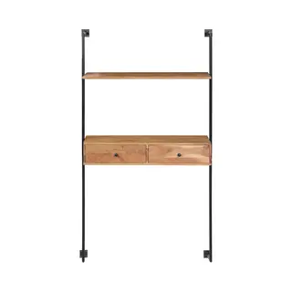 VidaXL Wandbureau 90x40x170 Cm Massief Acaciahout