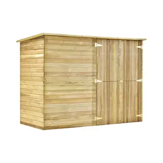 VidaXL - Tuinschuur - 232x110x170 - Cm - Geïmpregneerd - Grenenhout