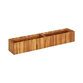 VidaXL - Plantenbak - Verhoogd - 150x30x25 - Cm - Massief - Acaciahout