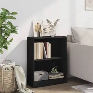 VidaXL Boekenkast 60x24x76 Cm Bewerkt Hout Zwart