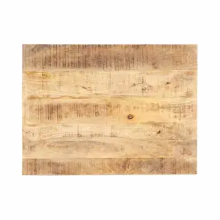 Table Top Solid Mango Wood 15-16 Mm 80x60 Cm Vidaxl