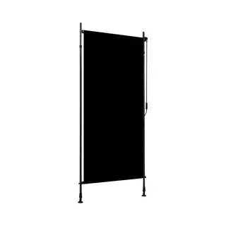 VidaXL - Rolgordijn - Voor - Buiten - 100x270 - Cm - Antraciet
