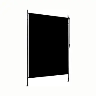 VidaXL - Rolgordijn - Voor - Buiten - 150x270 - Cm - Antraciet