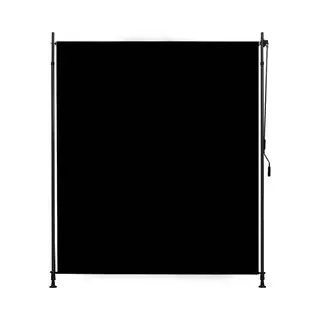 VidaXL - Rolgordijn - Voor - Buiten - 200x270 - Cm - Antraciet