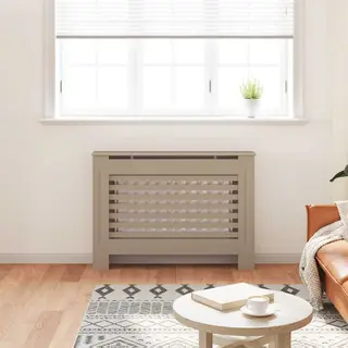 Radiator Cover 112x19x81.5 Cm Mdf Vidaxl