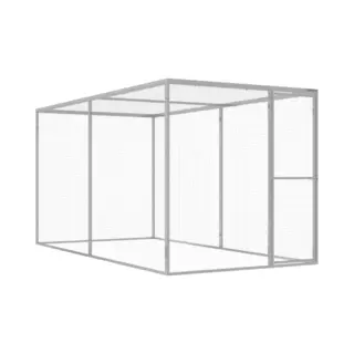 VidaXL Katzenkäfig 3x1, 5x1, 5 M Verzinkter Stahl