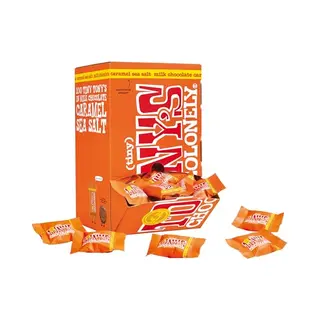 Tony's Chocolonely - Tiny Tony's Milk Caramel Sea Salt Gift Box - 900g Mini Chocolates To Share, Individually Wrapped, Vegetarian, Belgian Fairtrade