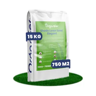 Schaduwgazon Graszaad (15kg, 750m2) - Graszaad Schaduw - Graszaad Snelkiemend - Organifer Elegant - Schaduw Graszaad - Nak Gecertificeerd - Zeer Hoge