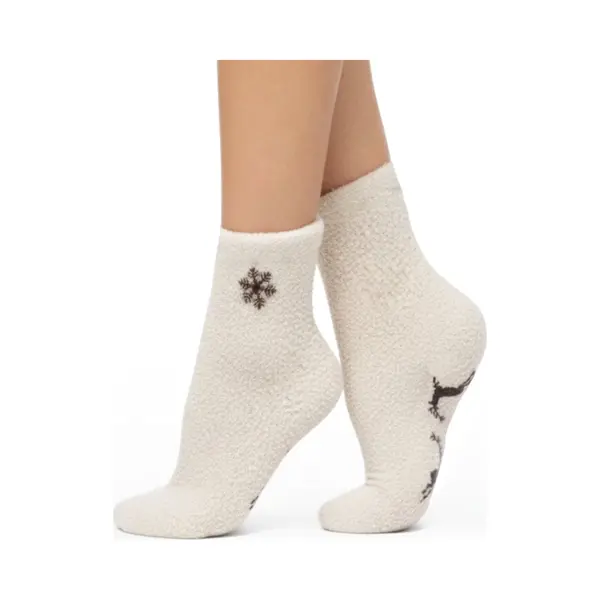 Topsocks Bedsokken Kleur, Ivoor Maat, 36-41 thumbnail
