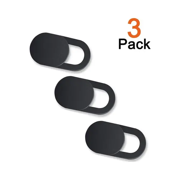 3x Webcam Cover |Zowel Voor Laptop Als Voor Smartphones |Camera Privacy Bescherming | 1 Pack Zwart thumbnail