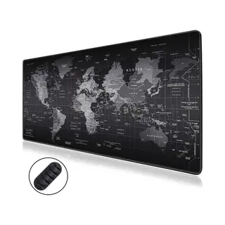 Wurk Professionele Bureau Onderlegger – Wereldkaart – Bureau Organizer – Bureaumat – Bureau Accessoires – Muismat Xxl – Anti-Slip –