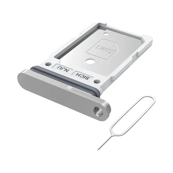 Mmobiel Dual Simkaart Houder Geschikt Voor Samsung Galaxy S25 Ultra – Sim Card Tray - Dubbele Simkaarthouder Vervanging - Incl. Sim Pin En thumbnail