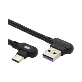 Allteq Altq-Uc-1090-B-2 Usb-kabel Usb 3.2 Gen 1 (3.1 Gen 1) 2 m Usb C Usb A Zwart