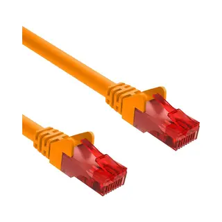 Allteq Altq-UTP6-Orn-0.5 netwerkkabel Oranje, Rood 0,5 m Cat6 U/Utp (Utp)
