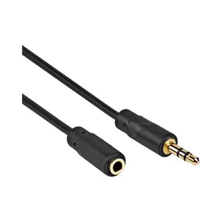 Allteq Altq-Jack-Xtnt-Hq-B-2 audio kabel 2 m 3.5mm Zwart