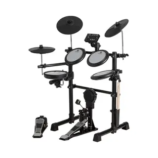 Fazley Ddk-040 Electronic Drum Kit - Compact Mesh-Head Digital Set - Authentic Feel With Realistic Pedal Response - Ideal For Beginner Drummers