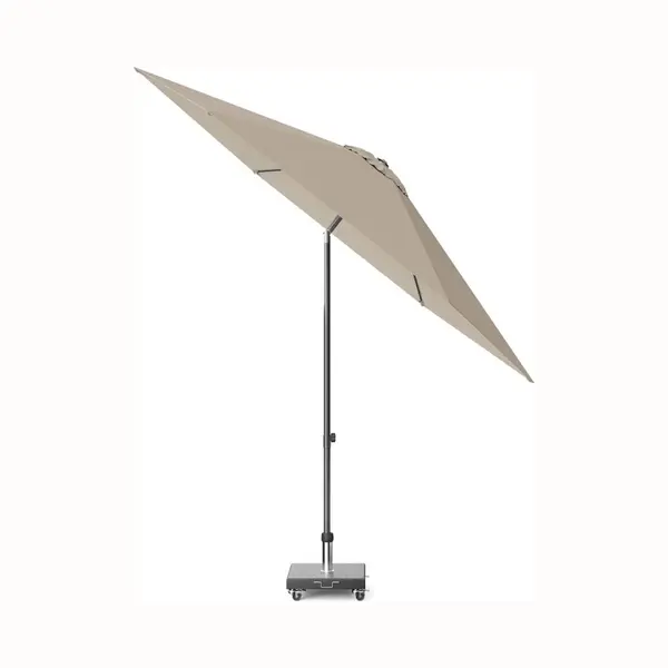 Platinum Sun & Shade - Middenstokparasol - Lisboa - Ø300cm - Taupe - Kantelbaar - Verstelbare Hoogte - Push-up Systeem - 96% Uv Protectie thumbnail