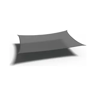 Platinum Sun & Shade - Coolfit - Schaduwdoek – Rechthoek - 400x300cm – Antraciet – 5 Jaar Garantie - 95% Uv Protectie – Sterk Geweven 285