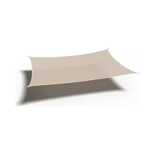 Platinum Sun & Shade, Coolfit Sonnensegel Rechteck 500x300 Cm Ecru White