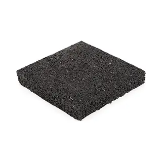 Rubbermagazijn | Rubber Tegeldragers | 100 Tegels | 10x10cm | Dikte 1, 5 Cm | Terrasdrager