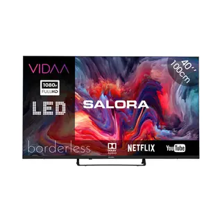 Salora FOD40TV tv 101,6 cm (40") Full Hd Smart Tv Wifi Zwart 230 cd/m²