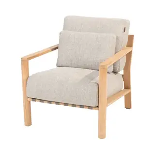 4-Seasons Outdoor 4 Seasons Lucas Loungestoel (1 Stuk) - Teakhout