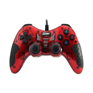 Dolphix Usb Gamecontroller Met 1.8m Draad - Voor Pc – Rood