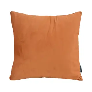 Gek op Kussens! Velvet Terracotta Kussenhoes | Fluweel - Polyester | 45 X 45 Cm | Oranje - Bruin