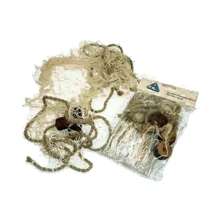 Maritieme Woonaccessoire - Decoratie Visnet Met Kurk - Polyester - 150 X 100 Cm