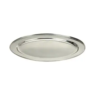 Excellent Houseware Serveerschaal/barbecueschaal - 35 X 21 Cm - Rvs - Barbecueschalen - Vleesschalen