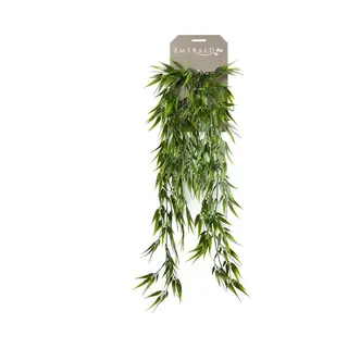 Emerald - Kunst Hangplant Bamboe 75cm - Kunstplant Voor Binnen