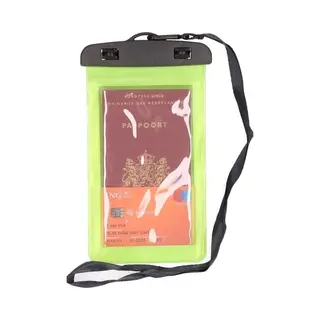 Bellatio Design Waterdicht Documententasje/ Paspoorttasje Groen - Waterproof Reistasje, Documentenhoesje - Paspoorthoesje - Veiligheidstasje