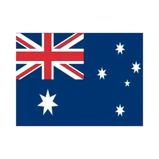 Bellatio Decorations Vlag Van Australie Stickers - 10x - 7 X 10 Cm - Landen - Australische Vlaggetjes - Versiering - Feestartikelen