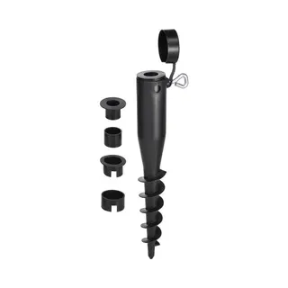 Hi Haring / Grondpen Voor Een Parasol Van 25, 30, 35, 40 En 45 Mm - Vervangt Zware Parasolvoet - Camping/tuin Artikelen - 40 Cm Lang