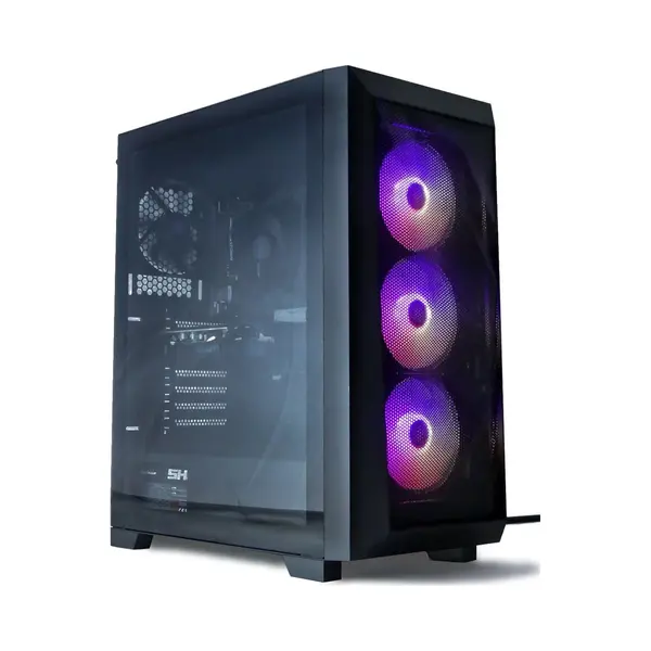 LalaShops Intel I7 12700K 12-Core Game Pc / Streaming Pc - INNO3D GeForce Rtx 5060 8GB Oc Versie - 32GB Ram - 1TB M2.0 Ssd - WiFi - Windows 11 Pro - Xilent Flow thumbnail