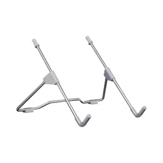 Universele Verstelbare & Opvouwbare Laptop Standaard Aluminium Stand - Zilver