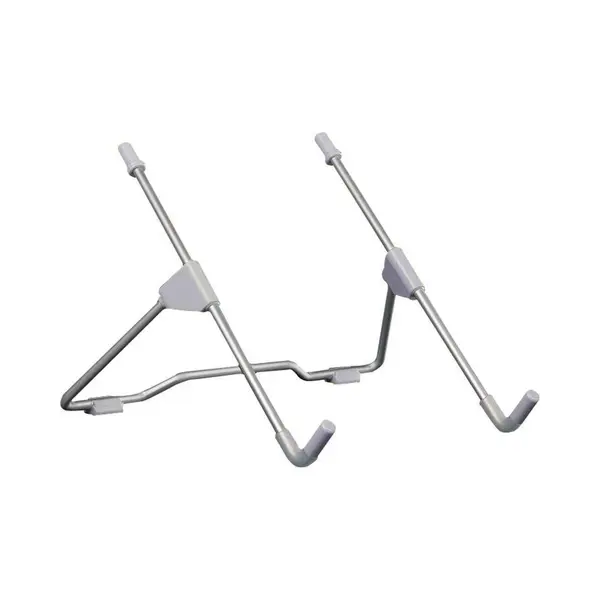 Universele Verstelbare & Opvouwbare Laptop Standaard Aluminium Stand - Zilver thumbnail