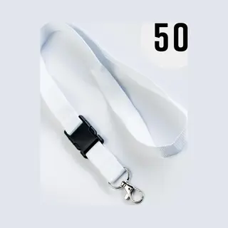 Wit Keycord, 50 Stuks