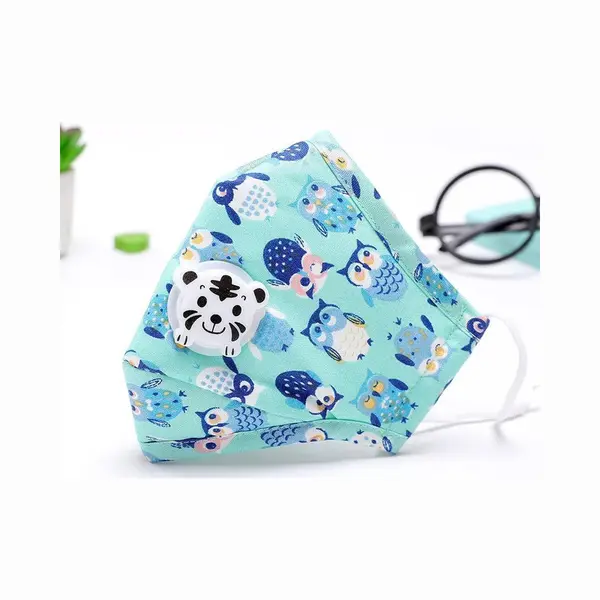 Wiseq Mondkapje Kind, Mondmasker Voor Kinderen | Voor Het Ov En Openbare Ruimte | Wasbaar En Herbruikbaar | Filter | Licht-blauw thumbnail