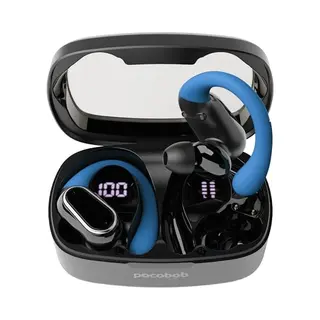 Pocobob Sp - Draadloze Sport Oordopjes - Zwart - Hardloop Oortjes Met Oorboog Achter Oor -bluetooth Oordopjes Hardlopen