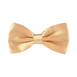Fako Fashion - Kinder Vlinderstrik - Vlinderdas - Kinderstrik - Strik - Effen - 10cm - Champagne