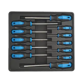 Weber Tools Wt-8465 Schroevendraaierset Aantal Gereedschap, 12, Magnetisch, Sleutelwijdte, T45