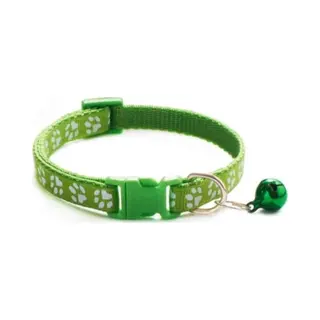 Verstelbare Dieren Halsbandje | Voor Hond & Kat | Katten Halsbandje | Honden Halsbandje | Met Belletje | Groen