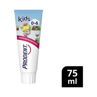 2e Halve Prijs, Prodent Tandpasta Super Mario 0-6 Jaar 75 Ml