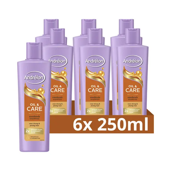 Andrélon Shampoo Oil & Care - 6 x 250 ml thumbnail