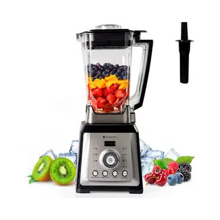 KitchenBrothers Power Blender - 2000W - 2L - Smoothie Maker - IJscrusher - 4 Standen - 8 Snelheden