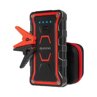 Auronic 12V Jumpstarter Voor Auto – 1000A / 13.000 MAh – 4-in-1- Starthulp – Incl. Tas - Rood/Zwart